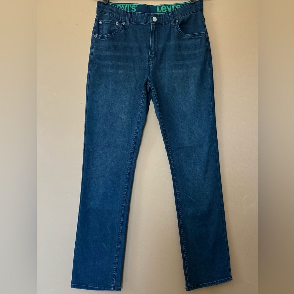 Levis 511 Slim Fit Jeans 29x31 Dark Wash Youth 18R Denim Classic Straight Leg
